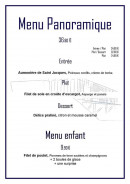 Carte et menu de L'auberge du fort à Bainville sur Madon — Menu 36,90€