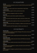 Carte et menu de Della Regina à Jarny — Les signatures et gourmets