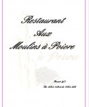 Carte et menu de Aux Moulins à Poivre à Fains Veel — page 1
