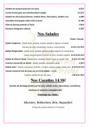Carte et menu de Aux Moulins à Poivre à Fains Veel — page 2