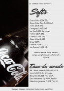 Menu Ginkgo - Les softs et eaux