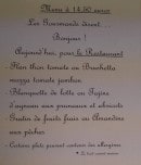 Menu Les gourmands disent - Menu à 14.5€