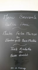 Menu Au Bon Seuil - Exemple de menu