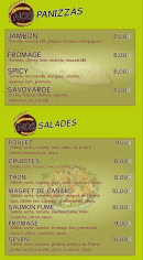Carte et menu de Ekin Pizza à Thierville sur Meuse — Les panizzas et salades