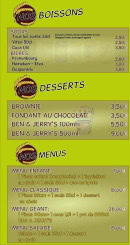 Carte et menu de Ekin Pizza à Thierville sur Meuse — Les boissons, desserts, ...