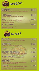 Menu Ekin Pizza - Les panizzas et salades