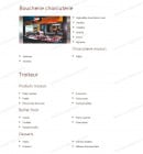 Menu Jean-Claude Conan - Informations sur les menus