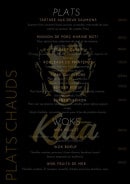 Menu Kuta - Plats et woks 