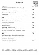 Menu L’indus - Desserts