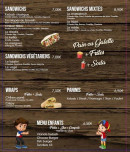 Menu Le Marrakech - Menu sandwichs, paninis et wraps