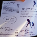 Menu The Pattern - Les apéritifs, bières, ...