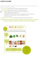 Menu L'Aromate - Les salades