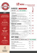 Menu Roadside - Les burgers et hot dogs