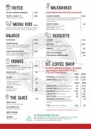 Menu Roadside - Les frites, menu enfant, salades,...