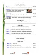 Menu Sawadee - Les plateaux et menus