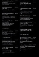 Menu La Sultana - Les vins rouges suite