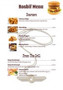 Carte et menu de Le Rosbif à Saint Vincent sur Oust — entrées, grill