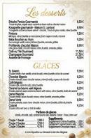 Carte et menu de Le Gwenn Ha Du à Sarzeau — Les desserts et glaces