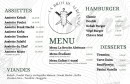 Carte et menu de La Broche Alréenne à Auray — Assiettes, menus...