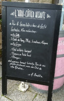 Menu L'Abri Côtier - Exemple de menu