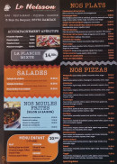 Menu Le Neisson - Les salades, plats et pizzas,...