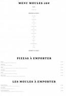 Carte et menu de Ô Saveurs de Penerf à Damgan — Les menus moules, pizzas à emporter, ...