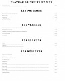Carte et menu de Ô Saveurs de Penerf à Damgan — Les poissons, viandes, ...