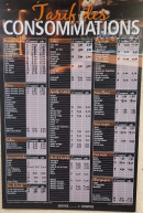 Carte et menu de L'Annexe du port de Tréhiguier à Penestin — La carte