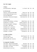 Menu Auberge du Rohan - Les vins page 2