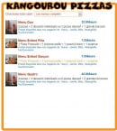 Menu Kangourou Pizzas - Les Menus