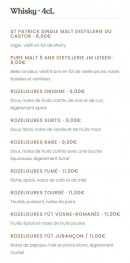 Menu Le Groupe - Whisky · 4cL