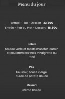Menu Le Groupe - Menu du jour