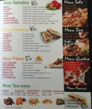 Menu Le Magnifique - Les salades, pates, tex mex...