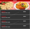 Menu Royal Pizza - Les esclopes