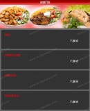 Menu Royal Pizza - Les assiettes