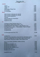 Menu Casa Italia - Les apéritifs, bières et vins,..