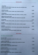 Menu Casa Italia - Les salades et paninis