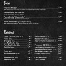 Menu Cusano - Les desserts et boissons