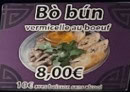 Menu Kim d'Asie - Bo bun