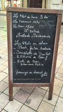 Menu Le Crocodile - Exemple de menu