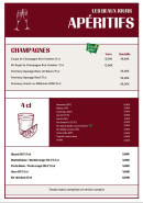 Menu Les Beaux Jours - Les apéritifs