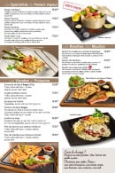 Menu Les Moulins Bleus - Spécialités, viandes, poissons et risottos