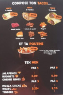 Menu Chez Tonton - Tacos personnalisé et tex mex