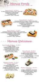 Carte et menu de France d'Asie à Sainte Marie Aux Chenes — Les menus