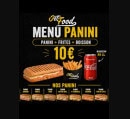 Carte et menu de Jet Food à Clouange — Menu paninis