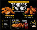 Carte et menu de Jet Food à Clouange — Tenders wings