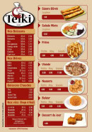 Carte et menu de Chez Telki à Woustviller — Boissons, bières