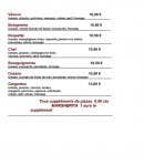 Carte et menu de Pasta in Festa à Montigny les Metz — Les pizzas base tomate