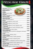 Menu Pizza It - Les pizzas