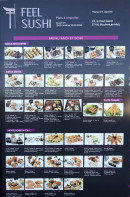 Carte et menu de Feel Sushi à Moulins les Metz — Les menus midi et soir